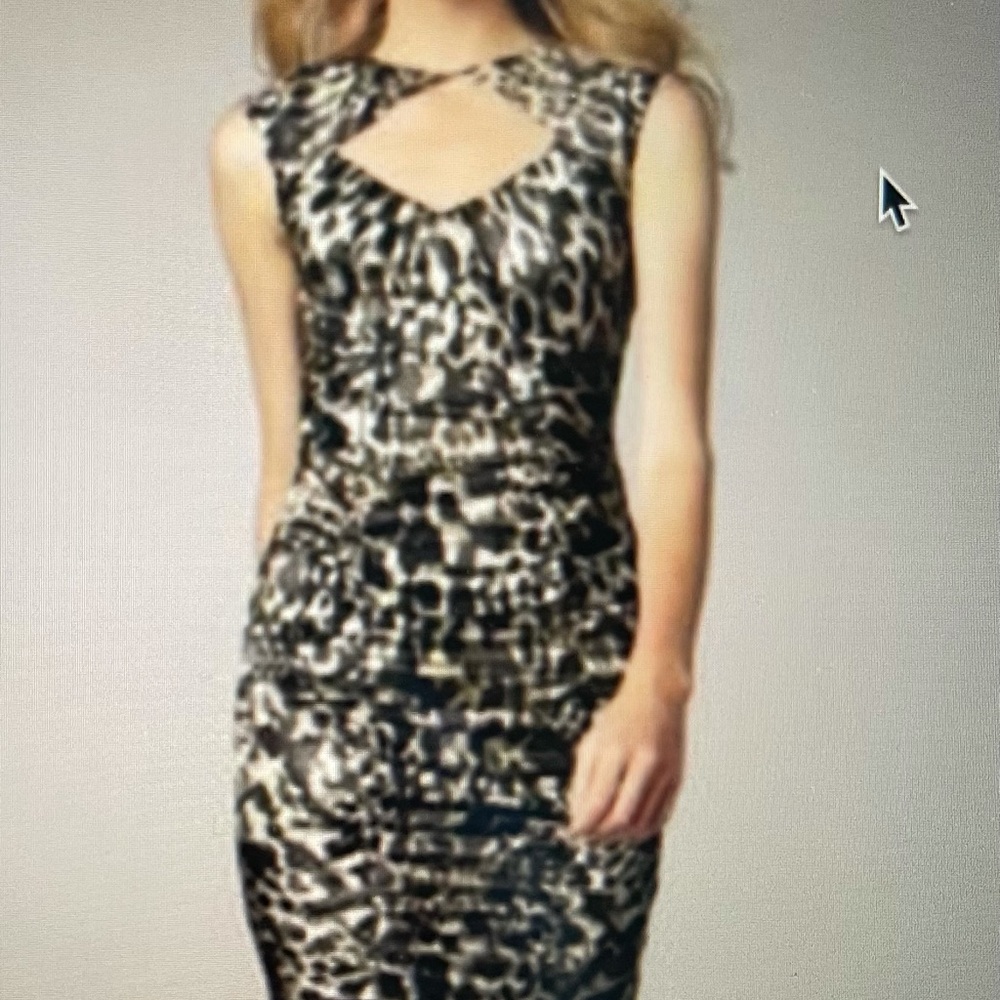 Nanette Lepore Fiery Angel Cheetah print dress